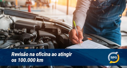 Revisão na oficina ao atingir os 100.000 km