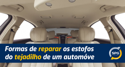 Formas de reparar os estofos do tejadilho de um automóvel